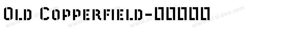 Old Copperfield字体转换